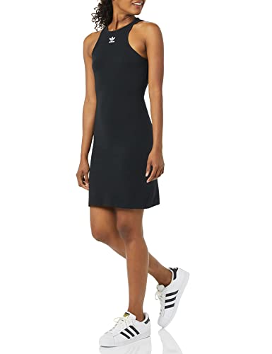 adidas Originals Damen Racerback Kleid, schwarz, Mittel