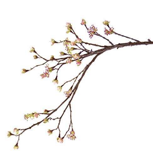 artplants.de Kunstzweig Ahornblüten Steffen mit Blüten, rosa, 110cm - Künstlicher Blütenzweig