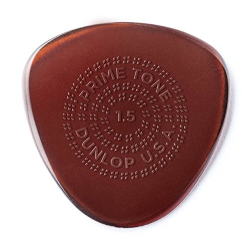 Médiators Jim Dunlop 1,50mm Primetone semi-rond grip 1,5mm sachet de 12