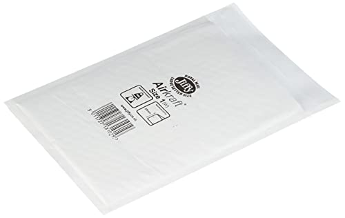 Jiffy Airkraft Versandtaschen für DIN A5 und DVDs (Größe 1, 170 x 245 mm), 100 Stück weiß