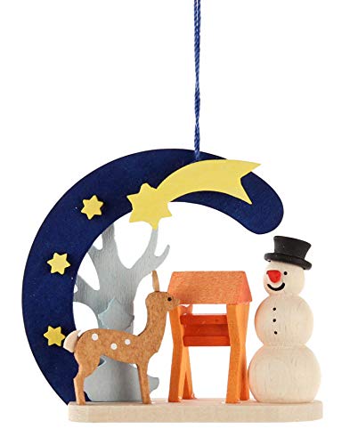 Rudolphs Schatzkiste Baumbehang Behang Schneemann mit REH H=7cm NEU Christbaumschmuck Weihnachtsbaum