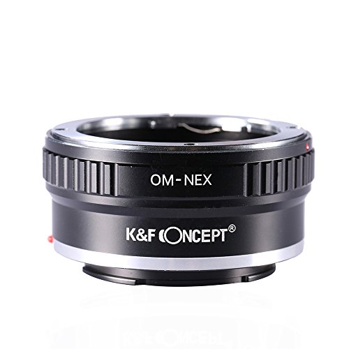 K&F Concept OM-NEX Pro Objektiv Adapter für Olympus OM Objektiv auf Sony NEX (E-Mount) Kamera Sony NEX-3 NEX-3C NEX-3N NEX-5 NEX-5C NEX-5N NEX-5R NEX5T NEX6 NEX7 NEX-F3 a6000 a5000 a3500 a3000 Alpha