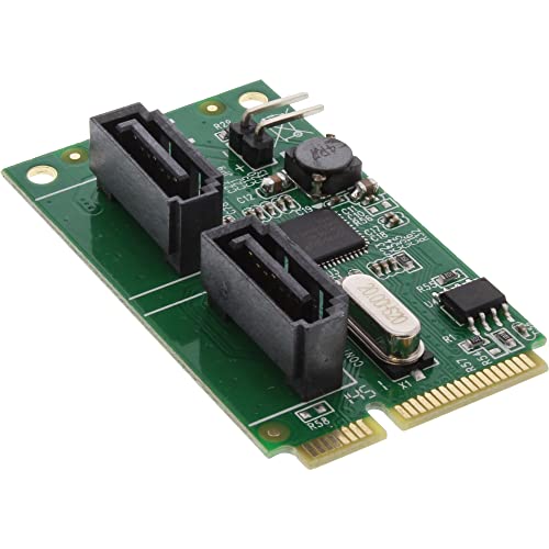 InLine 66907 Mini-PCIe 2.0 Karte (2X SATA 6Gb/s, RAID 0,1 Span)