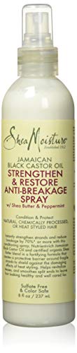 Shea Moisture Jamaican Black Rizinusöl stärken und wiederherstellen Anti-Bruch-Spray, 7,8 oz