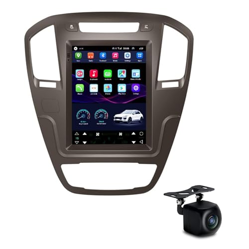 WY-CAR Android 12 Radio für Opel Insignia/Buick Regal 2009-2013 9,7 Zoll Tesla Style Autoradio GPS Navigationskonsole IPS 2.5D Touchscreen Unterstützung SWC Bluetooth WiFi FM mit HD Rückfahrkamera