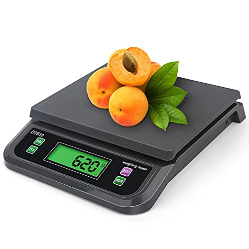 ZCXBHD 30 kg / 1 g Elektronische Küchenwaage, Digitale Lebensmittelwaage Hausmannskost Backen Obst Wiegen Multifunktionswaagen (Color : Black, Size : 30kg-1g)