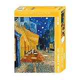Close Up Premium Puzzle 2000 Teile - Caféterrasse am Abend Puzzle von Van Gogh (68,8 x 96,6 cm)