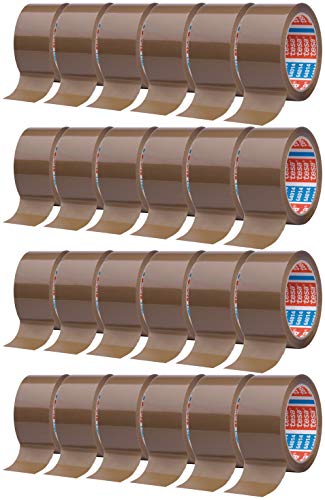 KartonProfis tesa 64014 Klebeband/Paketband 66 m x 50 mm, Chamois (24 Rollen)