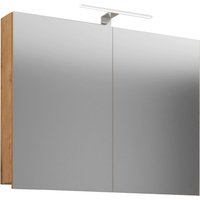 VCM Spiegelschrank, HxT: 59,2 x 12 cm - beige