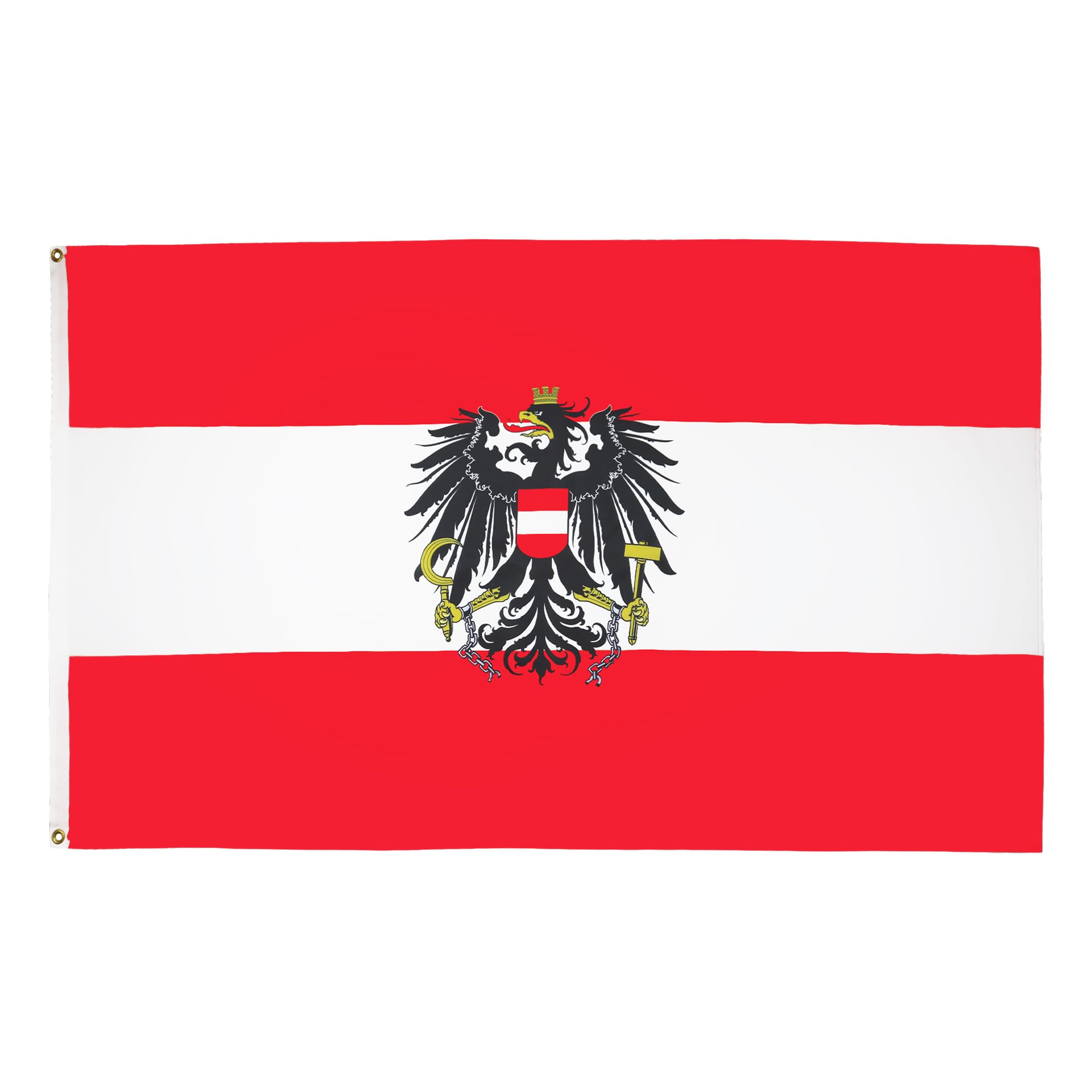 AZ FLAG Flagge ÖSTERREICH MIT Adler 250x150cm - ÖSTERREICHISCHE Fahne 150 x 250 cm - flaggen Top Qualität