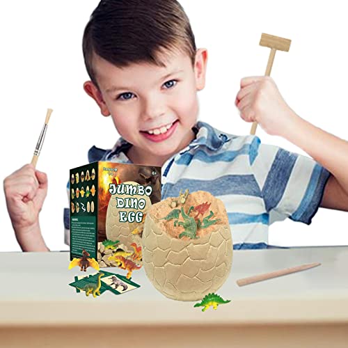 Dino Fossile Ausgrabung Kit Dino Egg Dig Kit für Kinder, Ostern Archäologie Wissenschaft STEM Spielzeug Bastelgeschenke für Jungen und Mädchen 3-12 Jahre Generic
