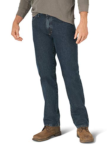 Wrangler Herren Authentics Mens Classic Regular-Fit Jeans, Storm, 32W / 28L