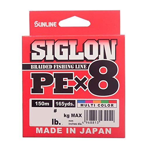 SUNLINE Line Sigron PEx8, 150 m, 5 Farben, Nr. 0,6, 4,5 kg J
