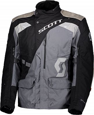 Scott Dualraid Dryo Motorrad Jacke grau/gelb 2020: Größe: L (50/52)