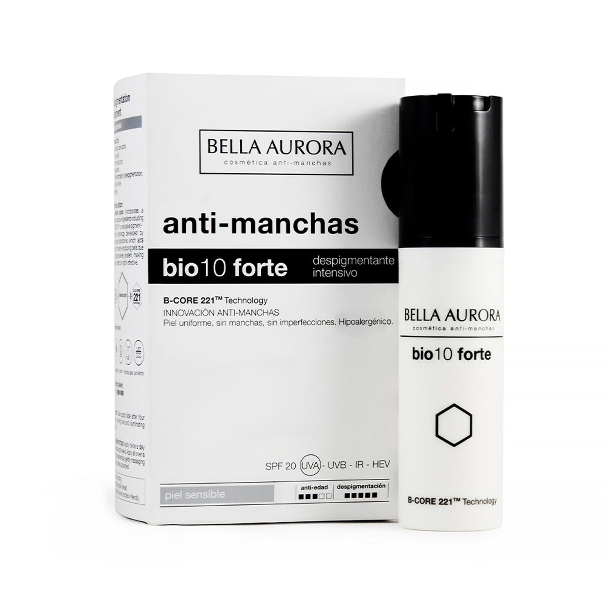 BELLA AURORA Anti Pickel Creme für empfindliche Hautunreinheiten Rötungen und Hautverbesserung, Almond, 30 ml