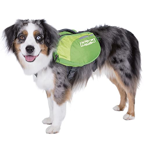 Kyjen 22004 Outward Hound DayPak Hunde-Rucksack Tasche im Satteltaschenstil, verstellbar, Größe M, grün