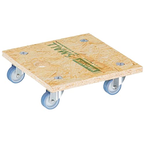 Wagner Transporthilfe MM 1357 I 29 x 29 x 8,6 cm - Tragkraft 250 kg - ideal für Unhandliches, Geräte & Möbel I Griffloch I bestens beweglich I CO2-neutral & formstabil - 20135701