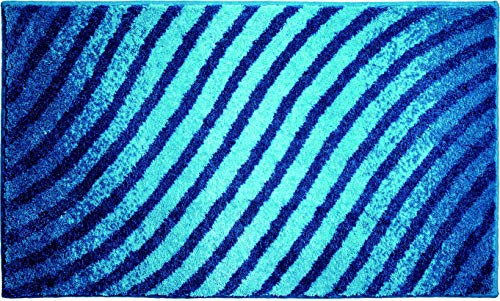 Grund Badematte Eternity blau Größe 70x120 cm