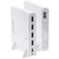 InLine® Quick Charge 3.0 USB Notebook-Netzteil, Ladegerät, 4x USB A + USB Typ-C, 80W, weiß