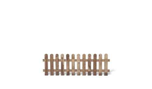 Günstige Zaunschnäppchen 5 x Gartenzäune + Lattenzäune Zaunfelder im Maß 180 x 60 cm (Breite x Höhe) aus Kiefer/Fichte, druckimprägniert "Günstig & Gut" Aktions Set
