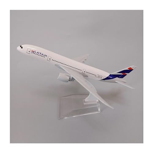 EUXCLXCL Für United States Air Force One B747 Boeing 747 Airline-Modell, Legiertes Metall, 16 cm (Size : LATAM B787)