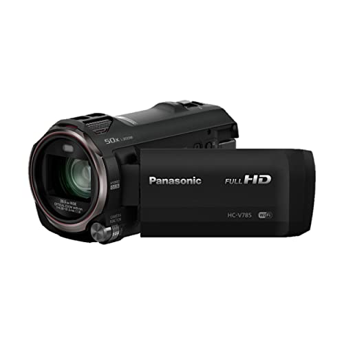 Panasonic HC-V785EG-K Full HD Camcorder (Full HD Video, 20x Opt. Zoom, Opt. Bildstabilisator, WiFi, Full HD Zeitlupe) schwarz