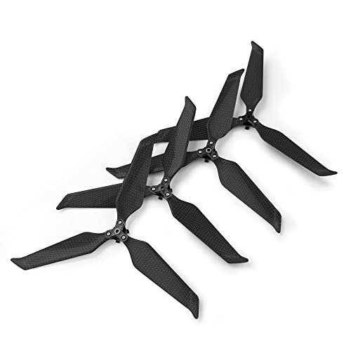 Zubehör für Drohnen 4 STÜCK Kohlefaser faltbare Schnellveröffentlichungspropeller for DJI Mavic 2 Pro Zoom 8743 Drohnengeräuschreduktionsprops Blätter Propeller (Color : 4 PCS Three-bladed)