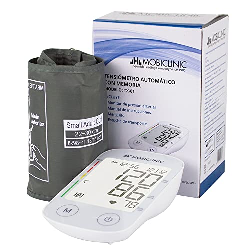 Digitales Blutdruckmessgerät, Messwertspeicher, Lautsprecherfunktion, Weiß, TX-01