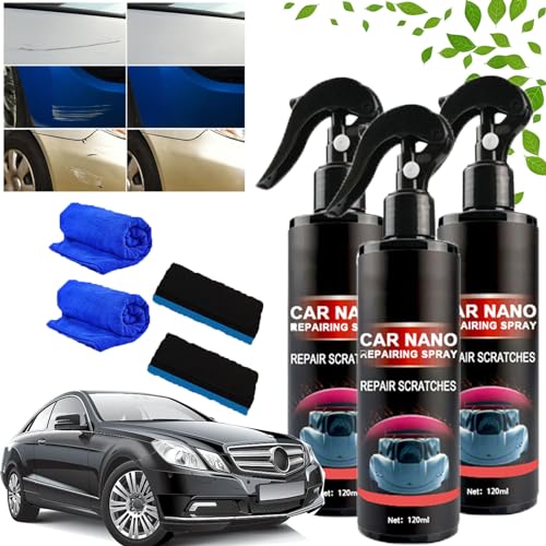 MagicRepair Auto-Nano-Reparaturspray, Nano Car Scratch Removal Spray, Nano Car Scratch Repair Spray, Polish Nano Coating Agent, Car Nano Scratch Repairing Spray (3PC)