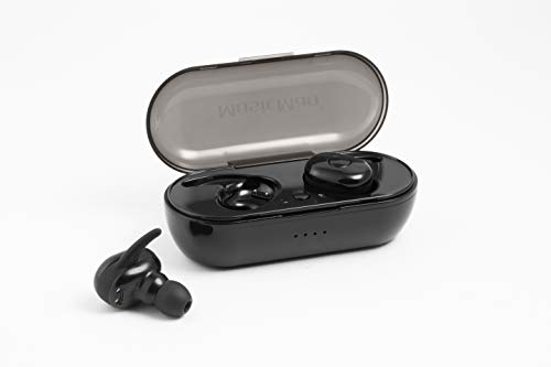 Technaxx Musicman BT-X49 True Wireless In Ear Kopfhörer In Ear Headset, Noise Cancelling, Touch-Steuerung Schwarz