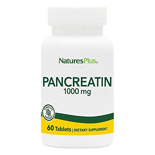 Pancreatin 1000mg Nature's Plus 60 Tabs by Nature's Plus