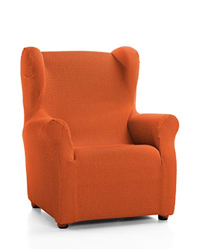 Martina Home Schutzhülle aus elastischem Sessel Modell Tunez Bezug für Ohrensessel 33x42x8 cm orange