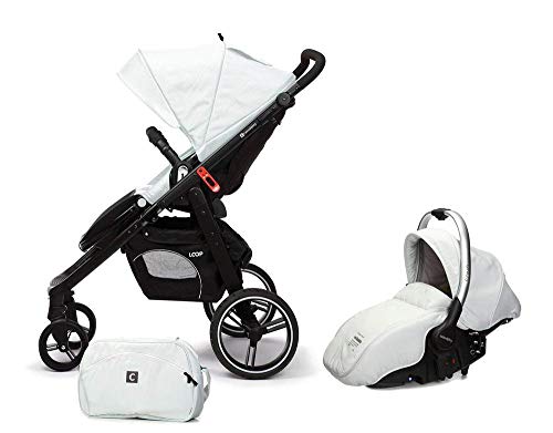 Casualplay Fahrzeug – Buggy Duo Match 2 Loop + Babytrage Sono Eis Weiß