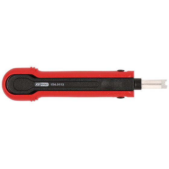 KS Tools 154.0113 Kabel-Entriegelungswerkzeug für Flachsteckhülsen 0,6 mm