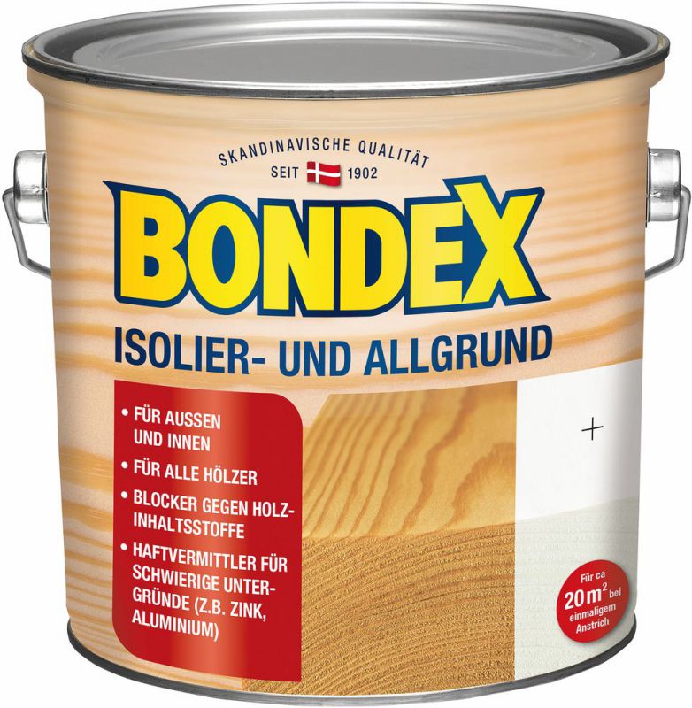 Bondex isolier- und allgrund weiß 2,50 l - 330050