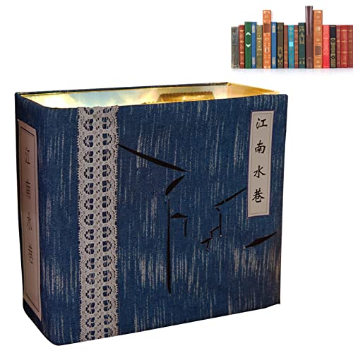 Umifica Hölzernes Diagon-Alley Book Nook Kit, Bookend Stand Bookshelf Insert 3D Wooden Puzzle Bookends Miniature Kit, DIY Dollhouse Booknook Bookshelf Decor for Teen Girls Boys Women