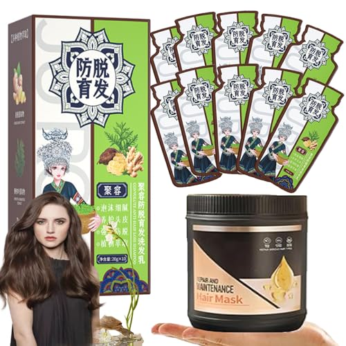 Ginger Plant Extract Anti-Hair Loss Hair Shampoo Organic Hair Darkening Shampoo Ginger Plant Anti-Hair Loss Shampoo Hair Care (a)