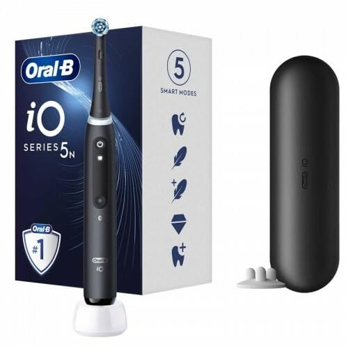 Braun iOG5.1B6.2DK Oral-B iO5 Elektrische Zahnbürste Mattschwarz (IO SERIES 5 BLACK)