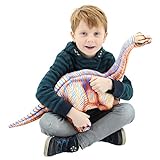 Sweety Toys 10851 Dinosaurier Stoff 78 cm braun Apatosaurus - trügerische Echse-