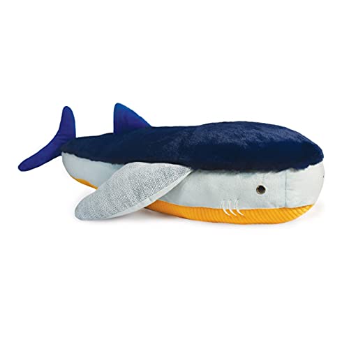 Plüschtier Trésors Meeresbär Hai blau XXL 80 cm