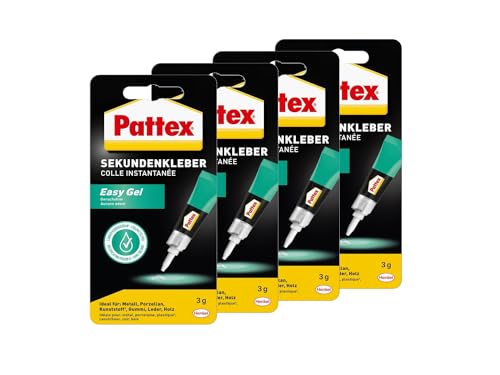Pattex Sekundenkleber Easy Gel (4er Pack (4x 10g))