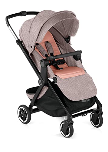 Jané Newel Kinderwagen für Geburt bis 15 kg, Aluminium, mit Tasche und Kunststoff, kompakt gefaltet