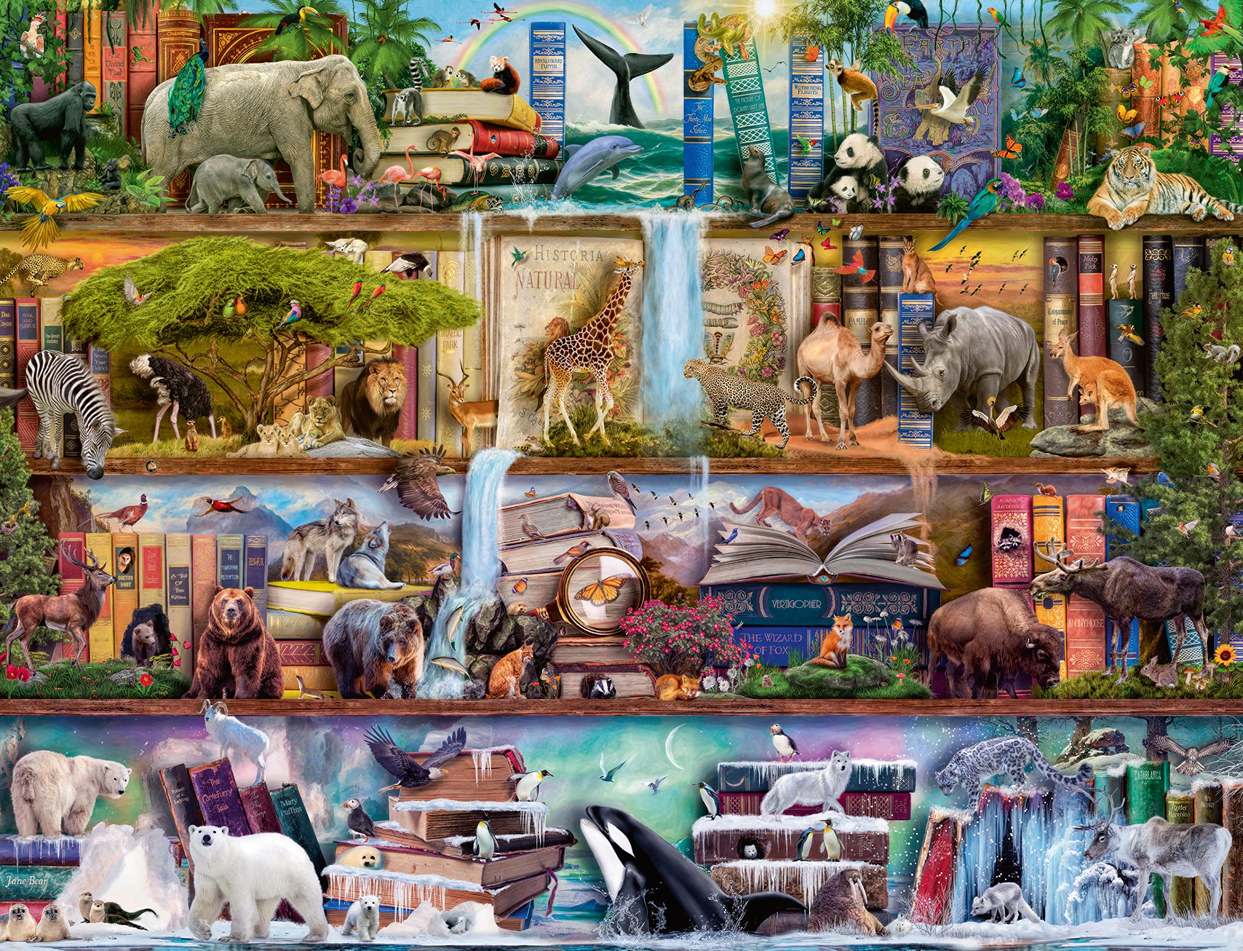 Ravensburger Puzzle 16652 - Großartige Tierwelt - 2000 Teile Puzzle für Erwachsene und Kinder ab 14 Jahren, Motiv von Aimee Stewart