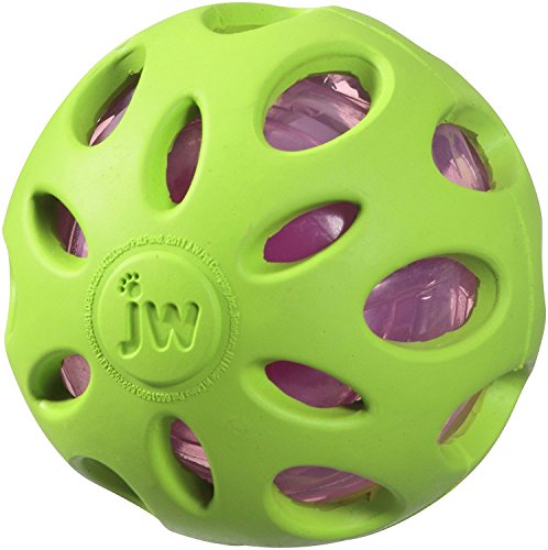 JW Pet Company 47014 Osterfrühstück Medium Crackle headstm Ball Hundespielzeug, Sortiert Farben