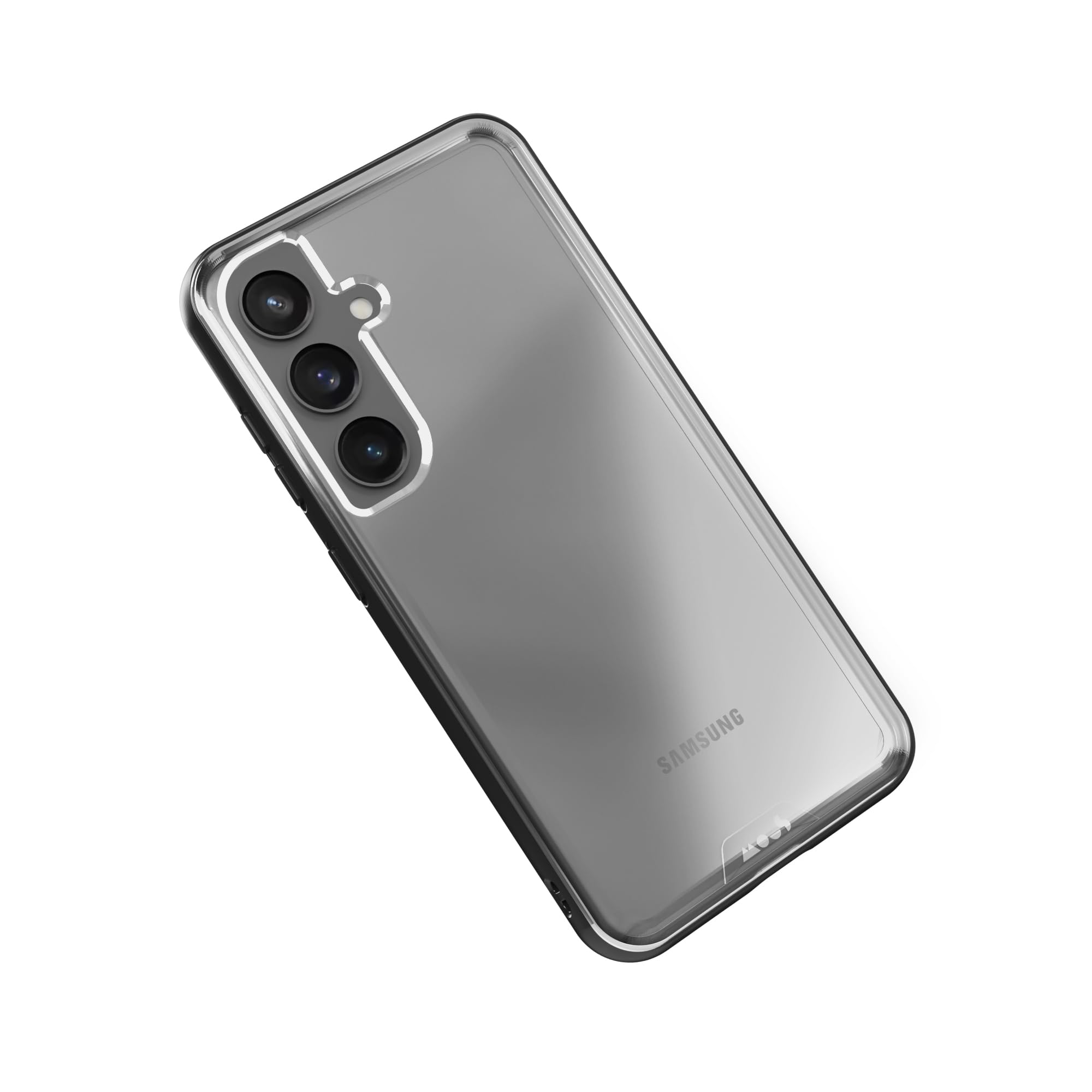 Mous - Durchsichtig Hülle für Samsung Galaxy S24 - Clarity - Handyhülle S24 Klar - Transparent Kristallklares und Schlankes Design Case - Schutzhuelle