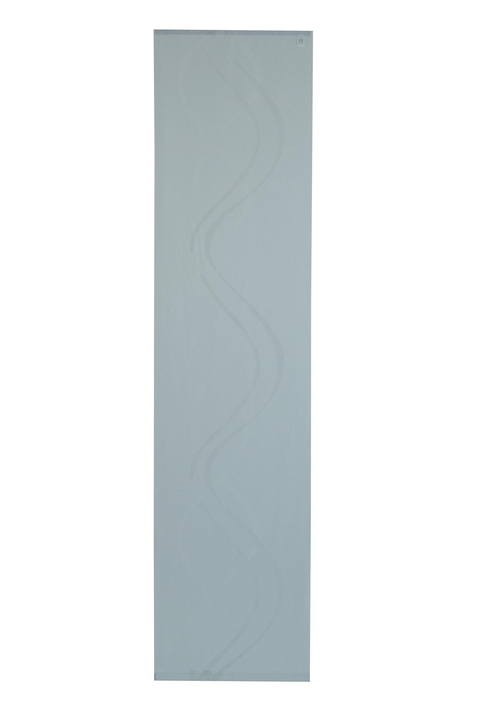 Homing Schiebegardine transparent | Wellen modern | dekorativ weiß