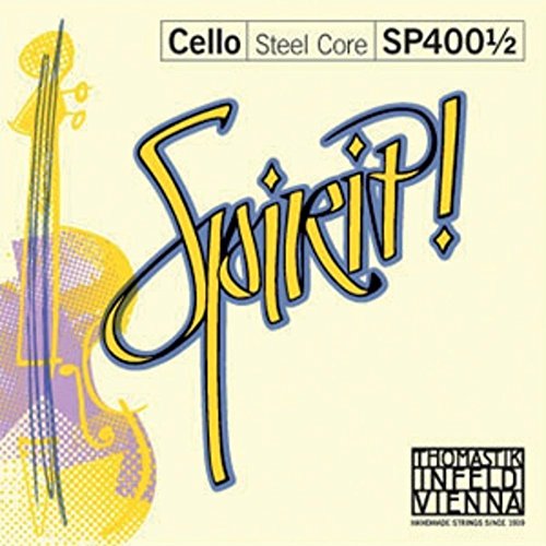 Thomastik Einzelsaite für Cello 3/4 Spirit - A-Saite Seilkern, Chrom umsponnen, mittel