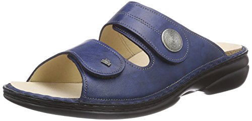 Finn Comfort Damen Sansibar Pantoletten, Blau), 43 EU