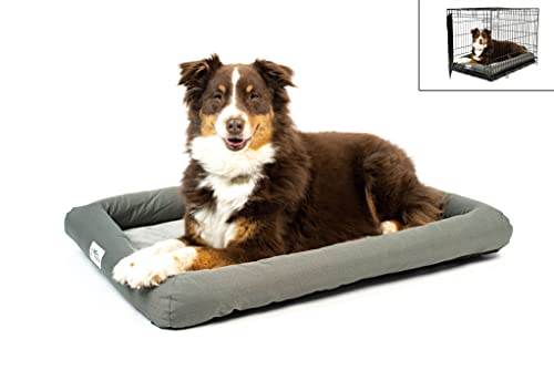 PetFusion Hundebett mit Lavendelduft, beruhigendes Hundebett mit Q-Max-Kühltechnologie, waschbares Hundebett mit wendbarer Innenschlafunterlage und Vier Konfigurationen, alle Altersgruppen