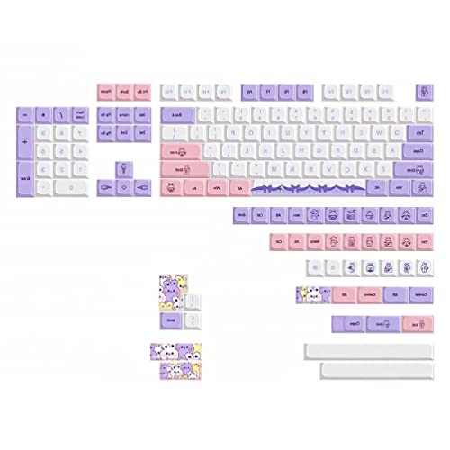 Mechanische Tastatur Tastenkappen XDA Profil 147Keys Dye Sub-Tastenkappen Lavendel Kaninchen Taste Für Cherry MX GK61 64 68 96 Xda Profil